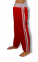 Штани ADX для кікбоксингу червоні з білими смужками. 0
