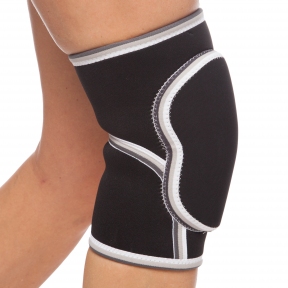 Наколенник неопреновый (1шт) BC-1274 (неопрен, р-р S-XL, черный-белый)
