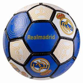 М'яч футбольний Grippy G-14 Real Madrid 4, біло-синій.