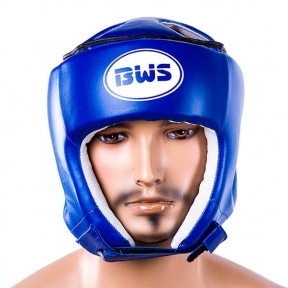 Шлем защитный BWS, размер S, M, L, синий, DX450