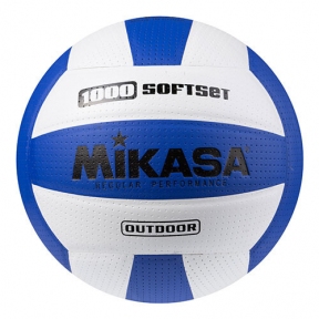 М'яч волейбольний Mikasa 1000 SoftSet, синьо/білий
