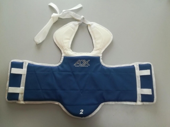 Жилет ADX для тхеквондо WT (червоно-синій двосторонній)