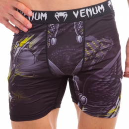 Шорты мужские компрессионные VNM VIKING CO-8230 (PL, эластан, M-2XL-165-185cм, черный-серый-желтый)